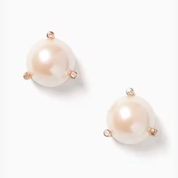 kate spade Rise And Shine Pearl Studs NWT - Picture 1 of 3